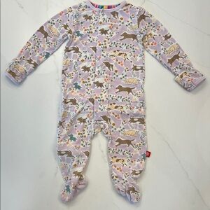 Magnetic Me Baby One Piece Dog Print, 3-6 months